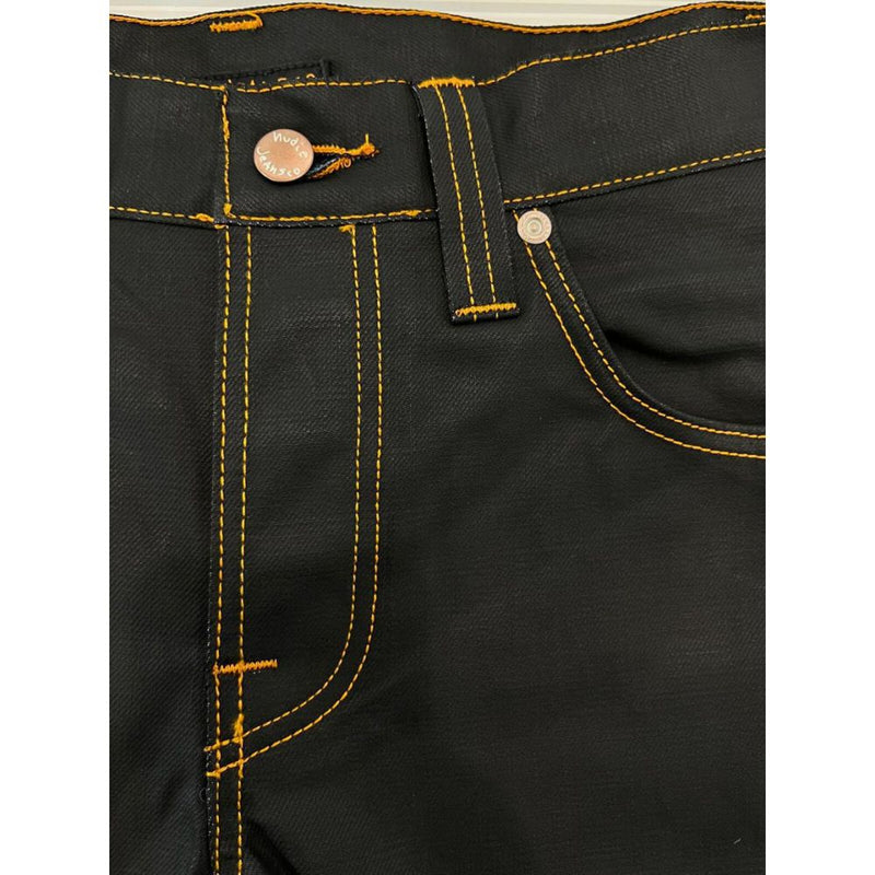Nudie Jeans, zwarte katoenen herenbroek
