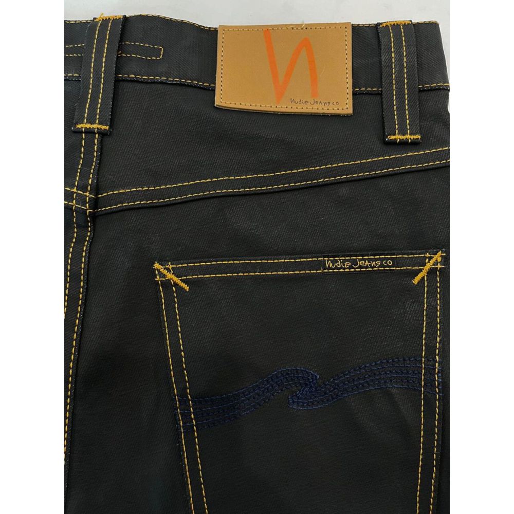 Jean en coton noir pour homme de Nudie Jeans