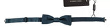 Nœud papillon ajustable bleu 100 % soie Dolce &amp; Gabbana pour homme