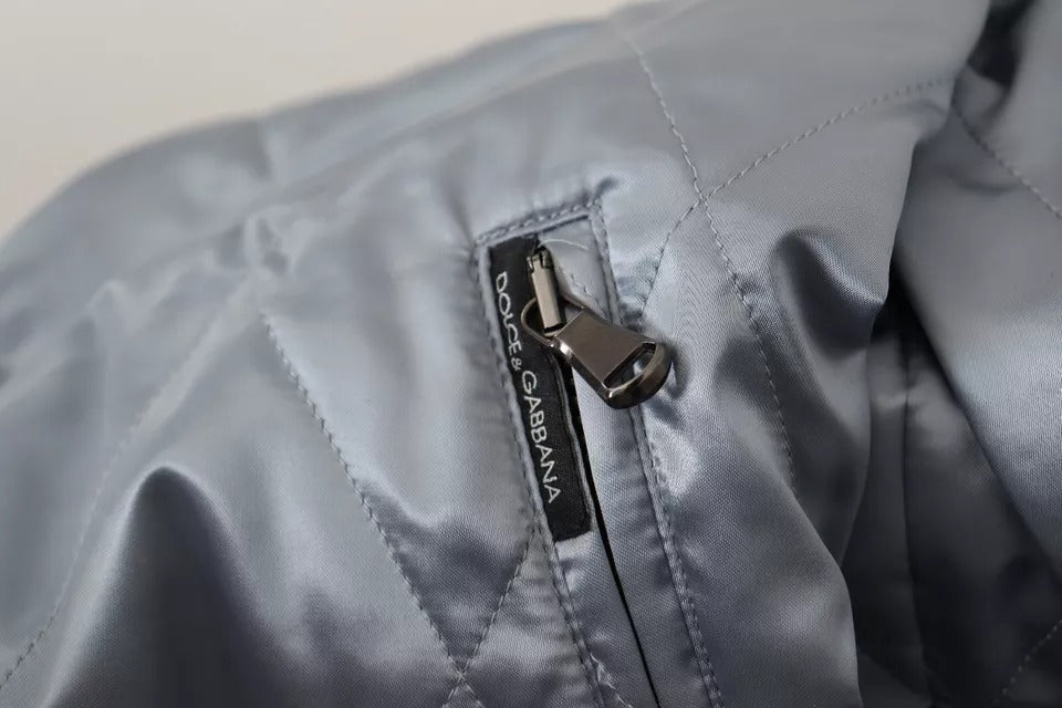 Veste bomber homme Dolce &amp; Gabbana bleu clair