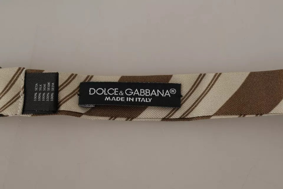 Nœud papillon ajustable à motifs multicolores Dolce &amp; Gabbana pour homme