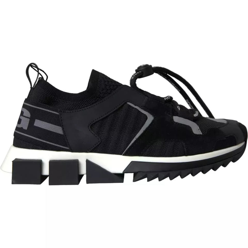 Dolce & Gabbana Sorrento Sneakers Noir et Blanc pour Homme