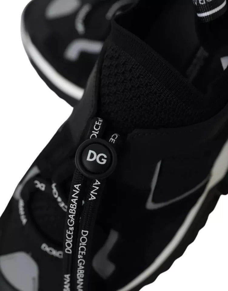 Dolce & Gabbana Sorrento Sneakers Noir et Blanc pour Homme