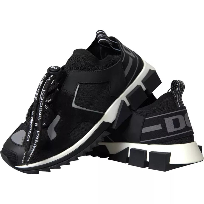 Dolce & Gabbana Sorrento Sneakers Noir et Blanc pour Homme