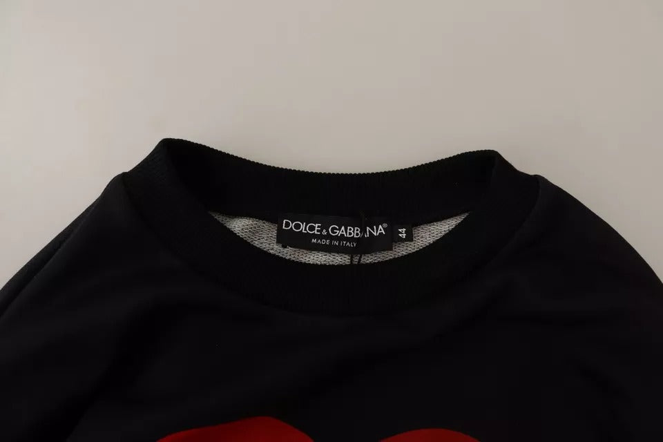 Sweat à capuche Dolce &amp; Gabbana noir imprimé Cupidon