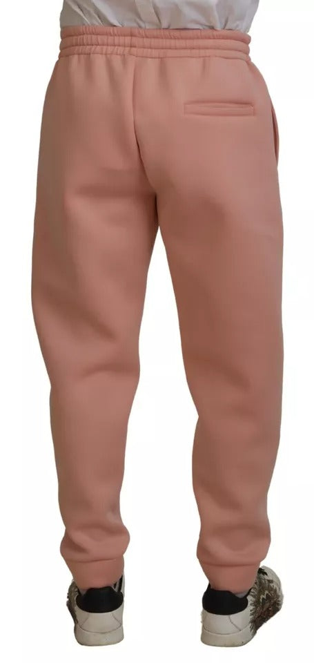 Pantalons de jogging en polyester rose Dolce &amp; Gabbana