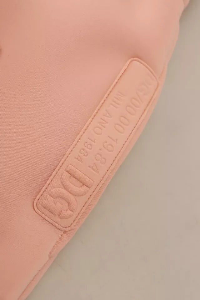 Pantalons de jogging en polyester rose Dolce &amp; Gabbana