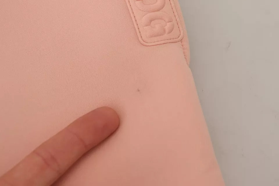 Pantalons de jogging en polyester rose Dolce &amp; Gabbana