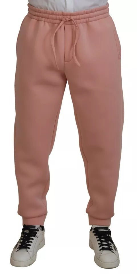 Pantalons de jogging en polyester rose Dolce &amp; Gabbana