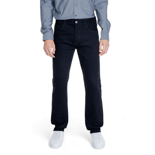 Armani Exchange zwarte katoenen skinny broek