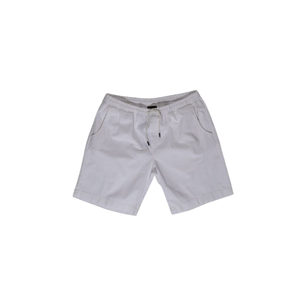 Refrigiwear White Cotton Bermuda