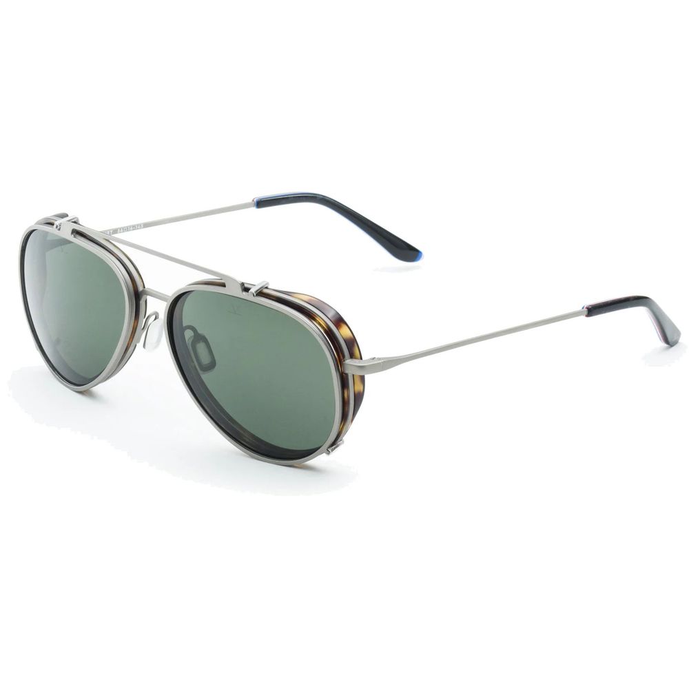 Montures Vuarnet en acier inoxydable brun