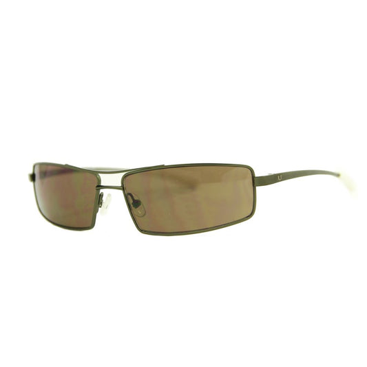 Lunettes de soleil en métal vert Adolfo Dominguez