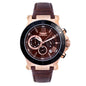 Bobroff Brown Leather Watch