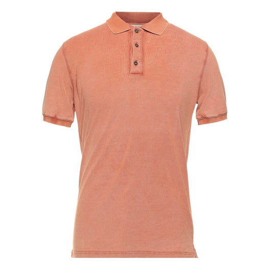 Polo en coton rose Alpha Studio