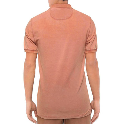 Polo en coton rose Alpha Studio