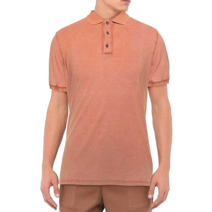 Polo en coton rose Alpha Studio