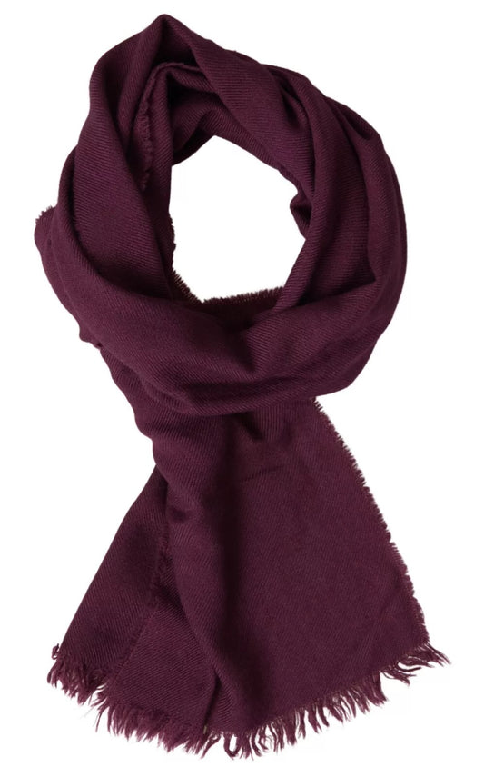 Écharpe châle en tricot de cachemire violet Dolce & Gabbana