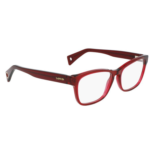 Lunettes Lanvin à montures rouges en acétate