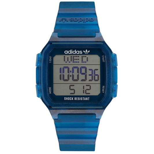Adidas Blauw Hars Horloge
