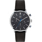Adidas Zwart Leren Horloge