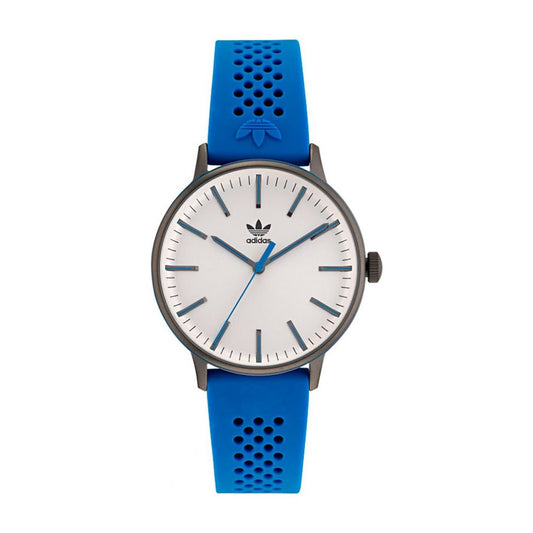 Adidas Blauw Rubberen Horloge