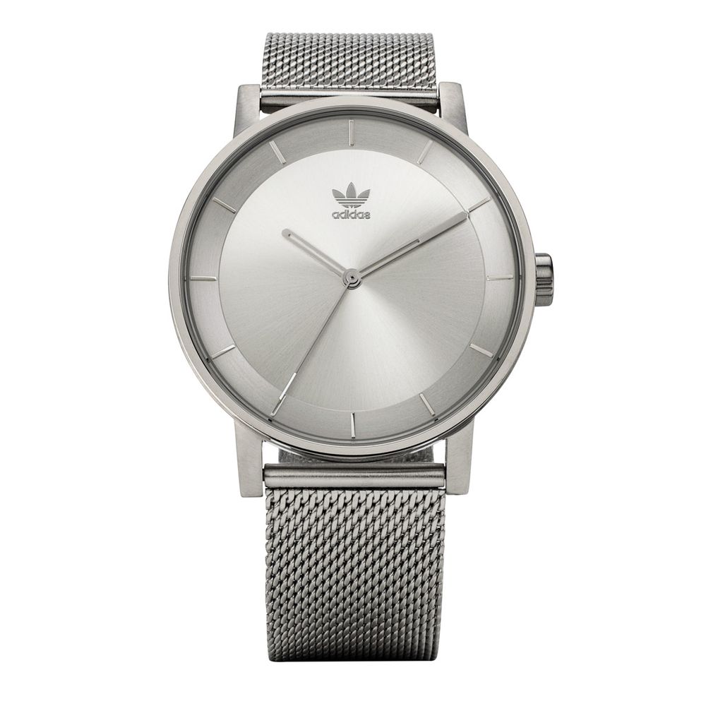 Montre Adidas en acier inoxydable argenté