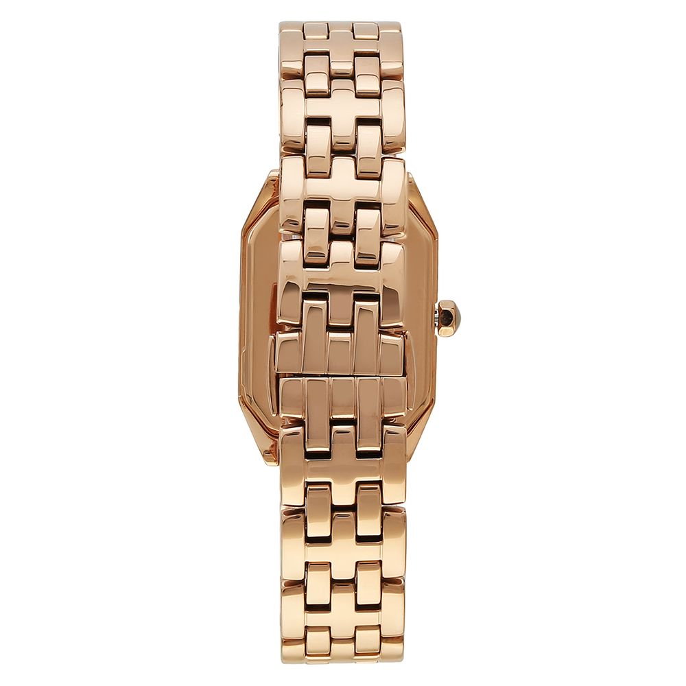 Montre Armani en acier inoxydable or rose