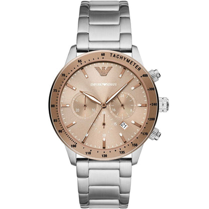 Armani Zilveren Roestvrijstalen Horloge