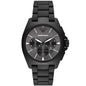 Armani Zwart Roestvrijstalen Horloge
