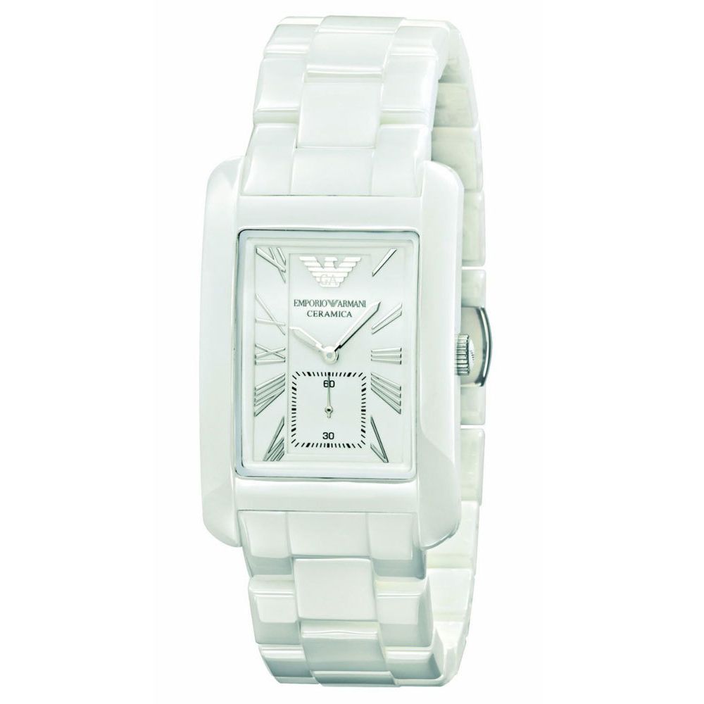 Armani Wit Keramiek Horloge