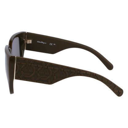 Lunettes de soleil Ferragamo vertes bio-injectées