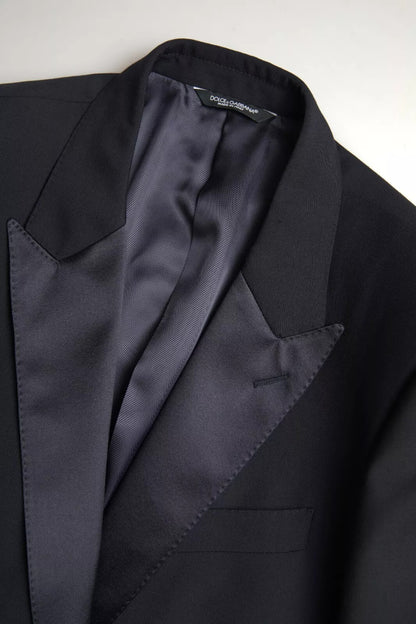 Dolce & Gabbana Black 3 Piece Single Breasted MARTINI Suit