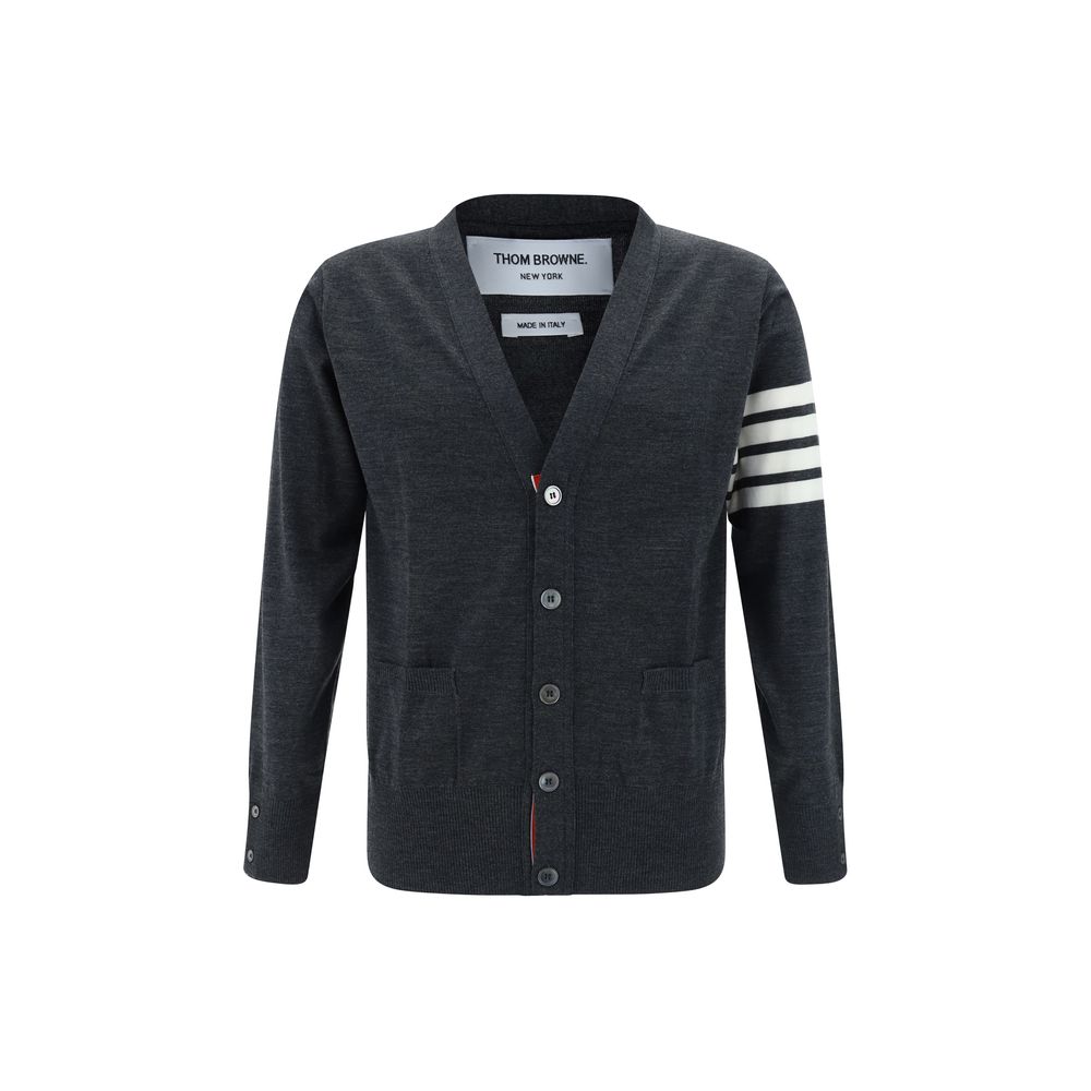 Cardigan en Laine Fleece Thom Browne - Modèle AW25