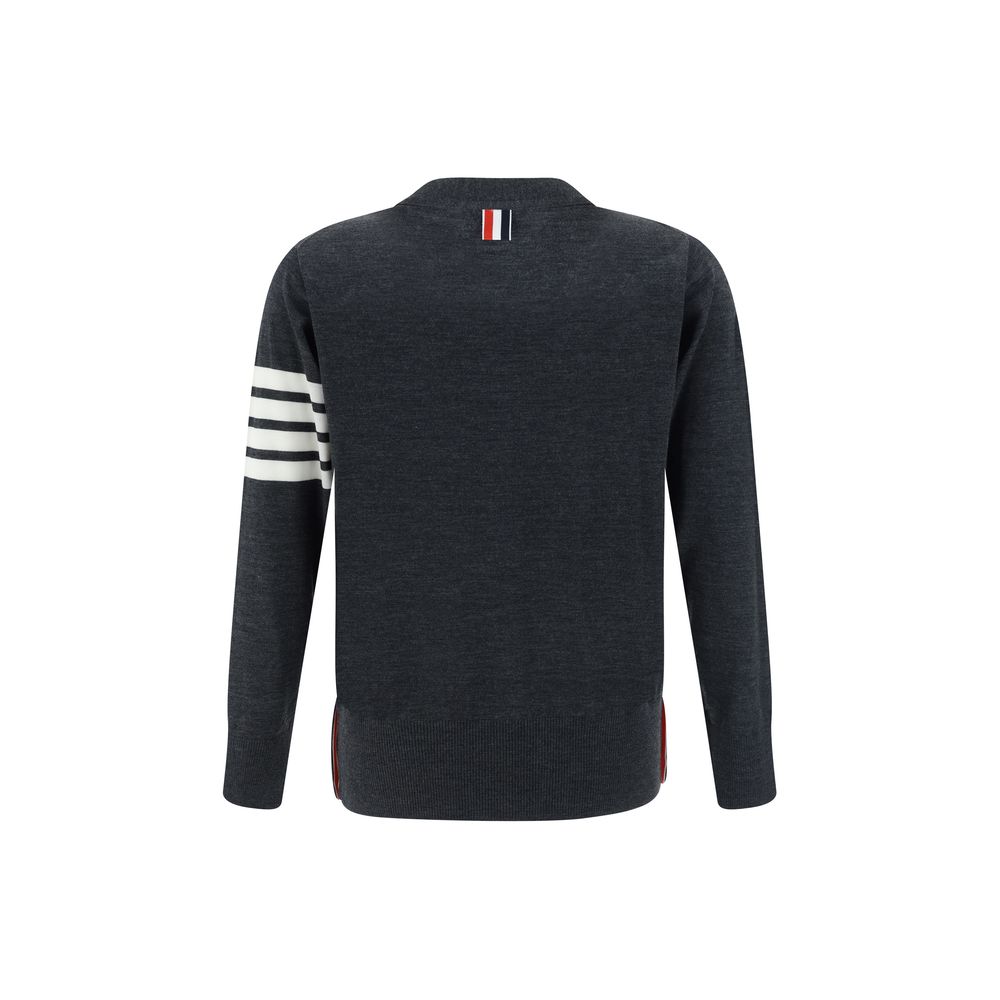 Cardigan en Laine Fleece Thom Browne - Modèle AW25