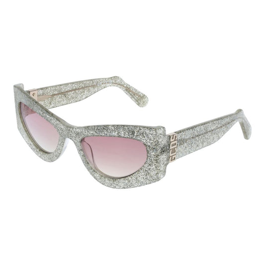 Lunettes de soleil GCDS argentées, unisexe