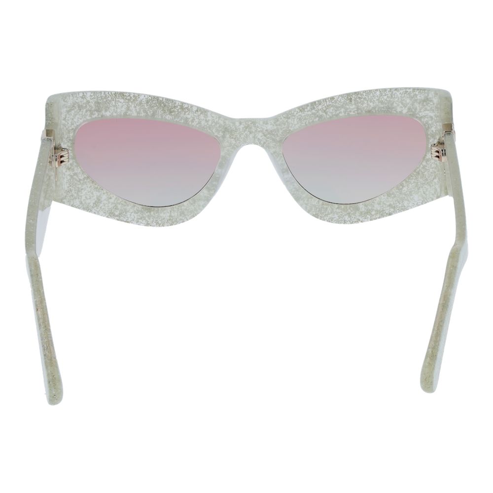GCDS Silver Unisex Sunglass - Cat Eye Style
