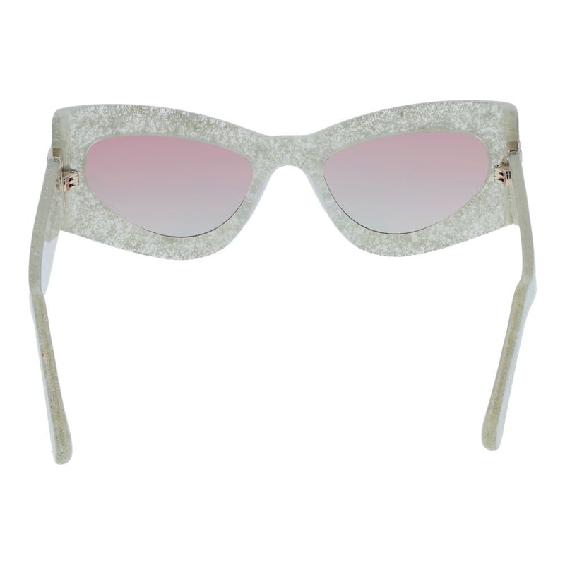 GCDS Silver Unisex Sunglass - Cat Eye Style