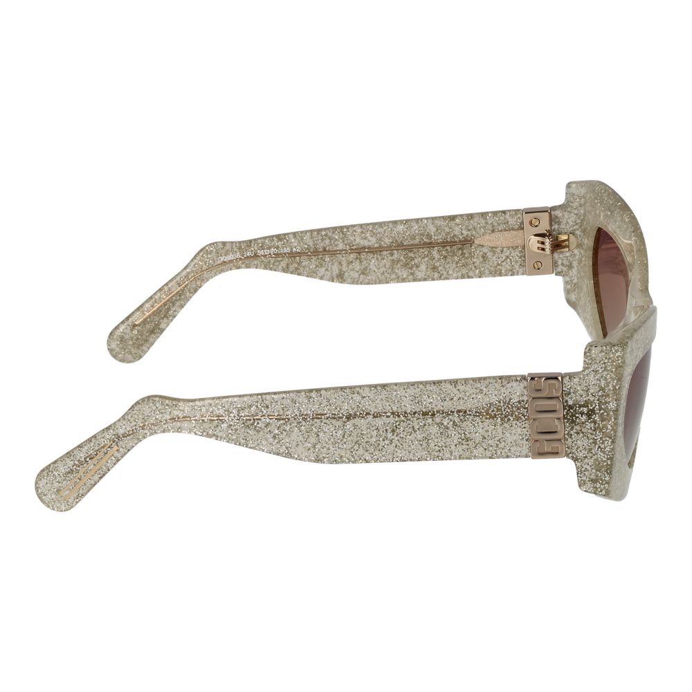 GCDS Silver Unisex Sunglass - Cat Eye Style