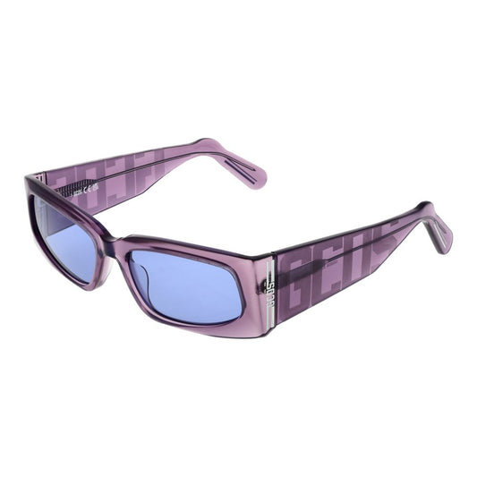 Lunettes de soleil GCDS violettes, unisexe