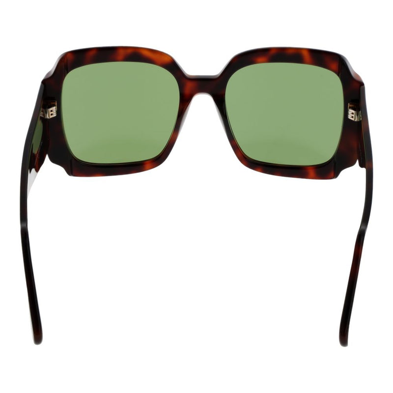 GCDS Brown Unisex Sunglass - Élégant Cadre Carré