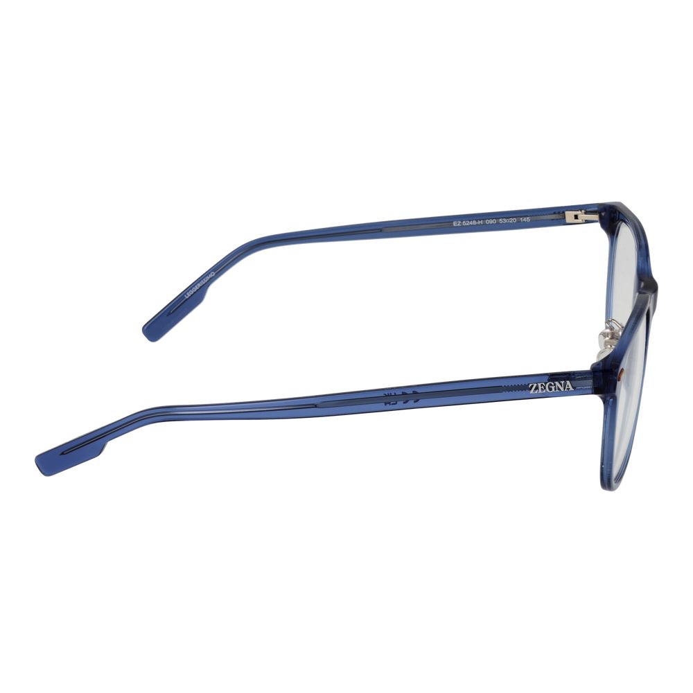 Monture de lunettes pour homme Ermenegildo Zegna, bleu.
