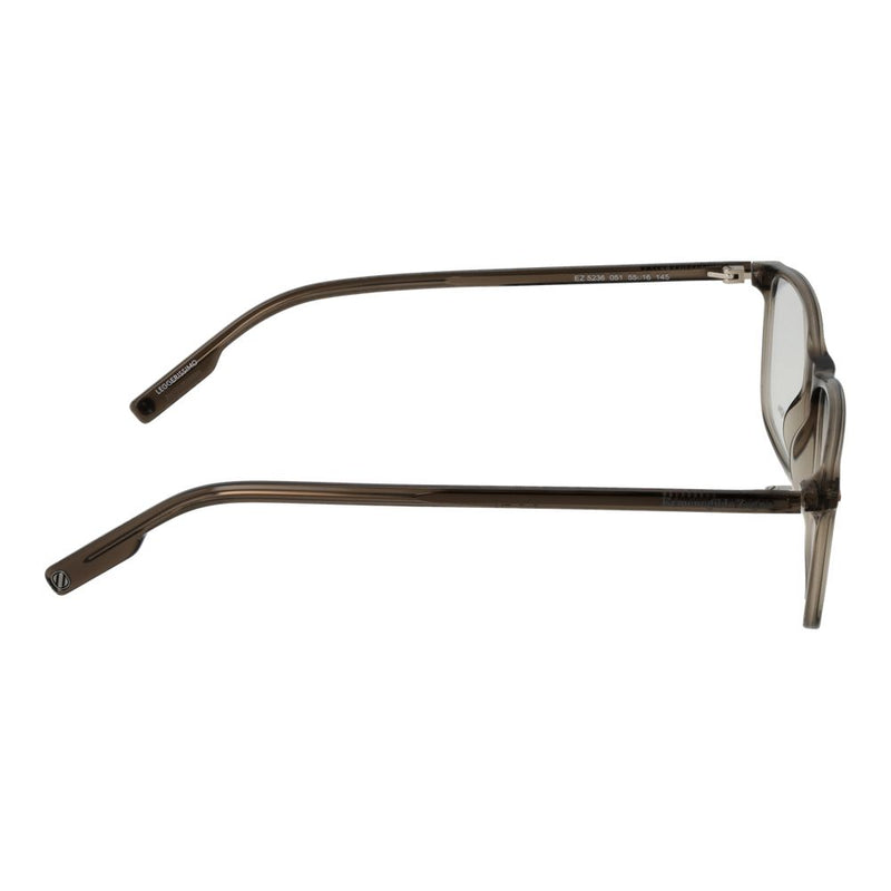 Monture de lunettes pour homme Ermenegildo Zegna, couleur olive.