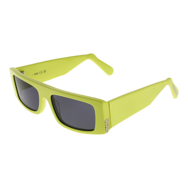 GCDS Green Unisex Sunglasses - Stylish Rectangle Design