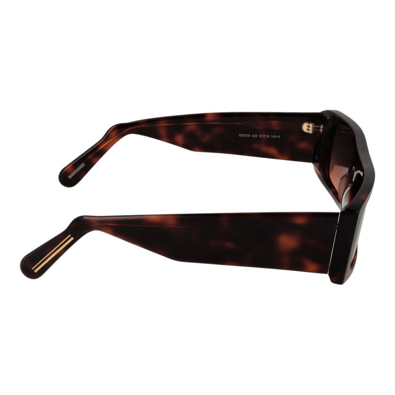 GCDS Brown Unisex Sunglasses - Chic UV Protection for Every Occasion