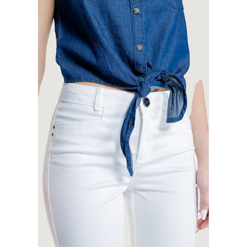 Street One White Cotton Pant - Elegant Women's Trousers