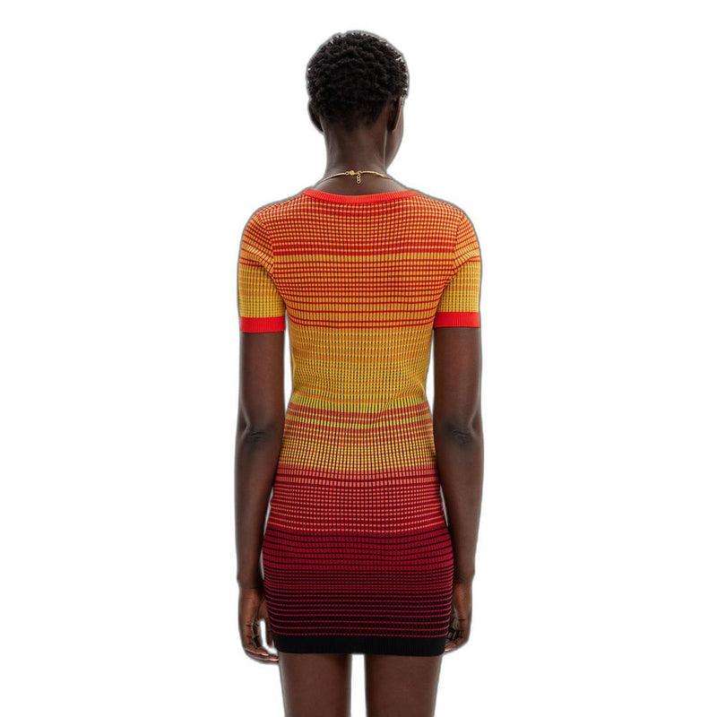 Desigual BIPALMERI Red Viscose Midi Dress for Women