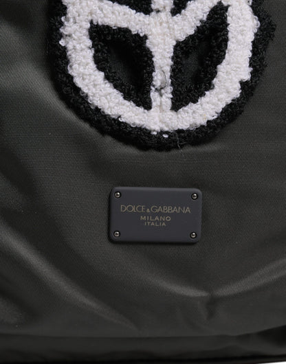 Dolce & Gabbana Grijze Nylon Prince Forever Schoolreis Rugzak