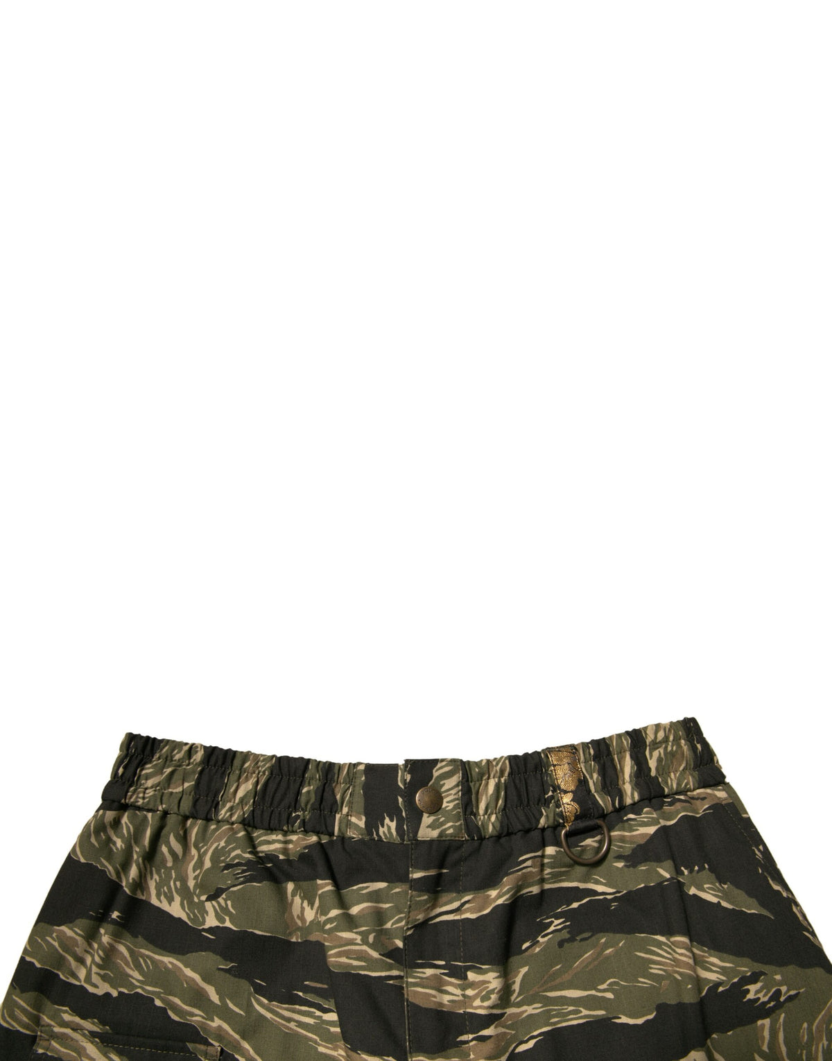 Shorts Bermuda en coton noir à motifs dorés de Dolce &amp; Gabbana