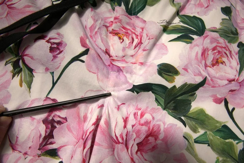 Shorts Bermuda en coton à motifs floraux multicolores Dolce &amp; Gabbana pour homme
